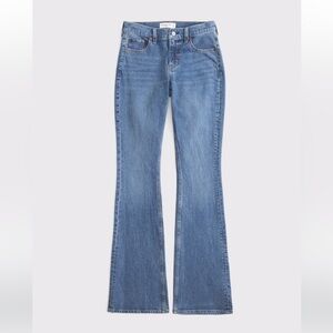 Abercrombie mid rise bootcut jean